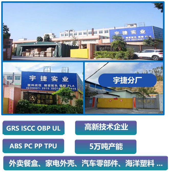 宇捷实业：PCROBP塑料再生改性16条生产线万吨年丨ChinaReplas2024