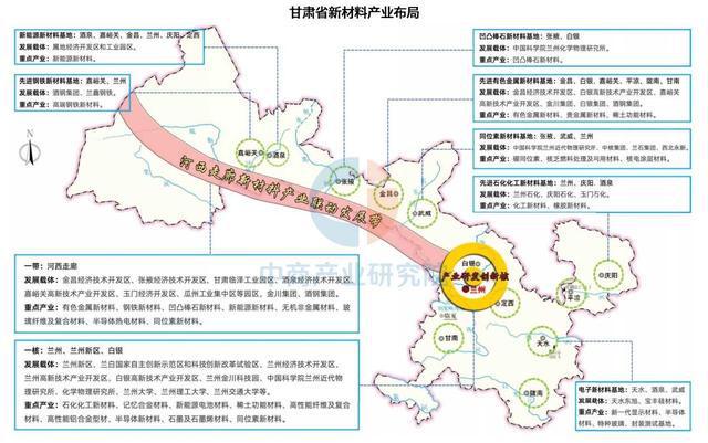 2025年甘肃省新材料产业链全景图谱(图3)