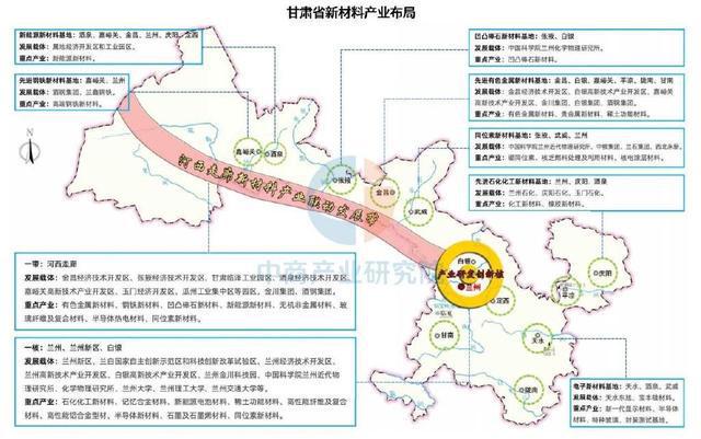 【产业图谱】2025年甘肃省新材料产业链全景图谱(图3)