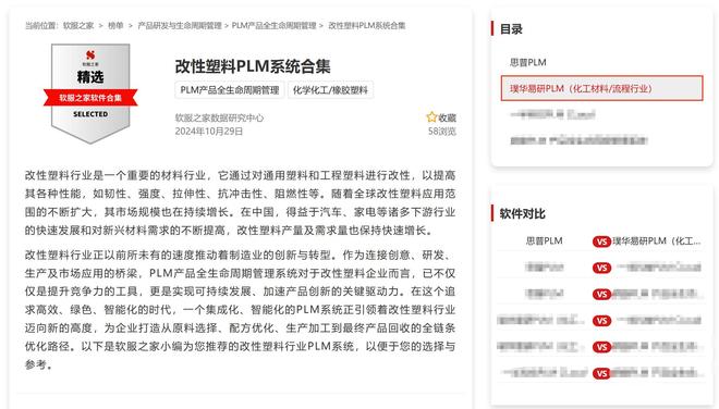 璞华易研PLM登改性塑料PLM榜单TOP2引领高性能塑料行业研发管理(图1)