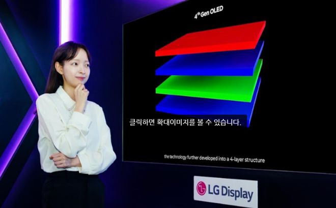 LGD展出第四代WOLED亮度4000尼特(图1)