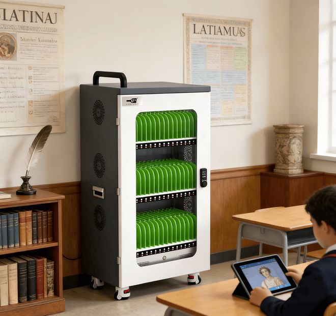 家政服务公司U牛平板充电柜：适配上门服务的便携耐用充电设备(图1)